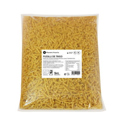 Fusilli de trigo ECO Planeta Huerto 5 Kg