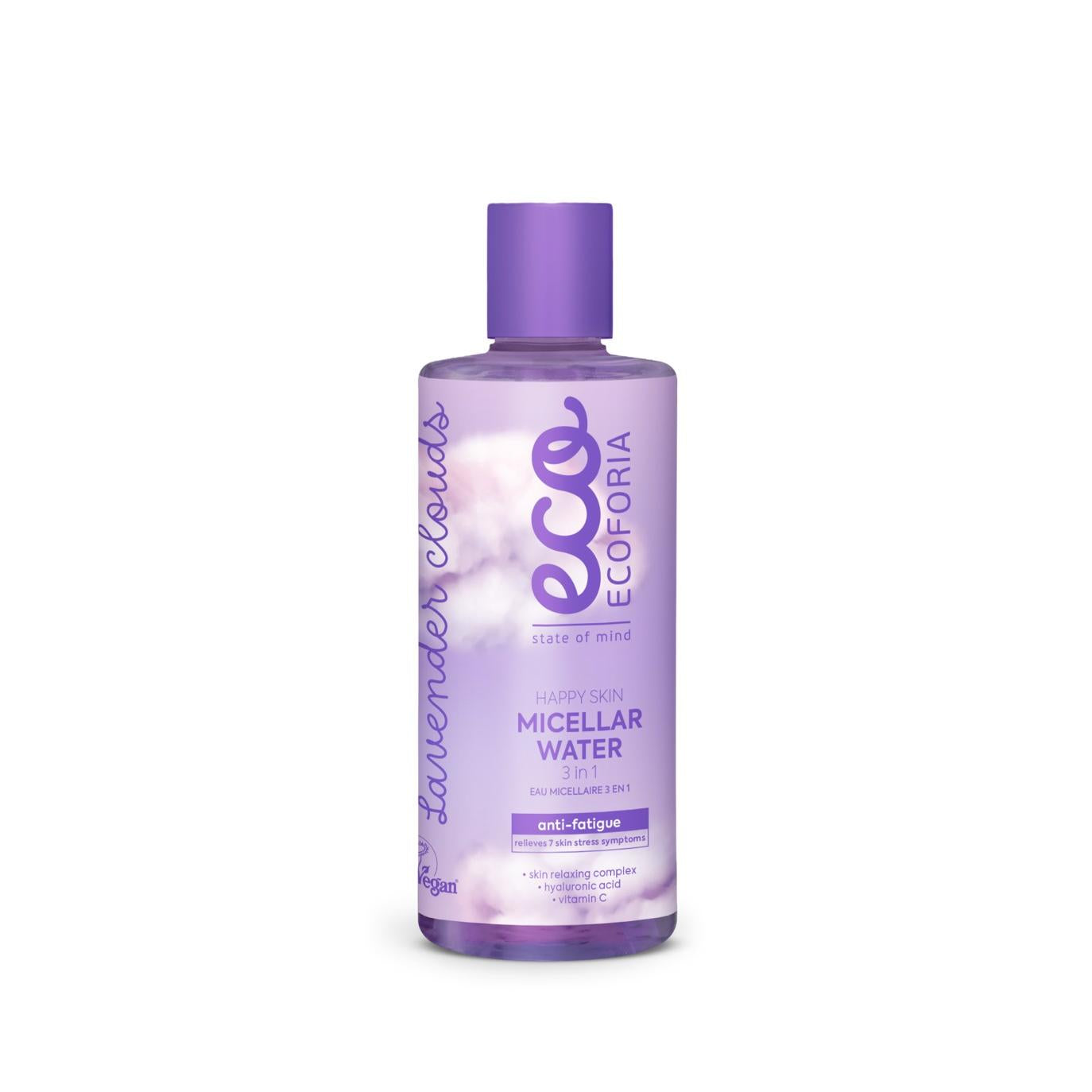 Agua Micelar "Happy Skin" 3 en 1 Ecoforia 300 Ml