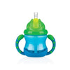 Vaso para Bebé Flip-It™ con doble asa azul  240ml +12M Nûby