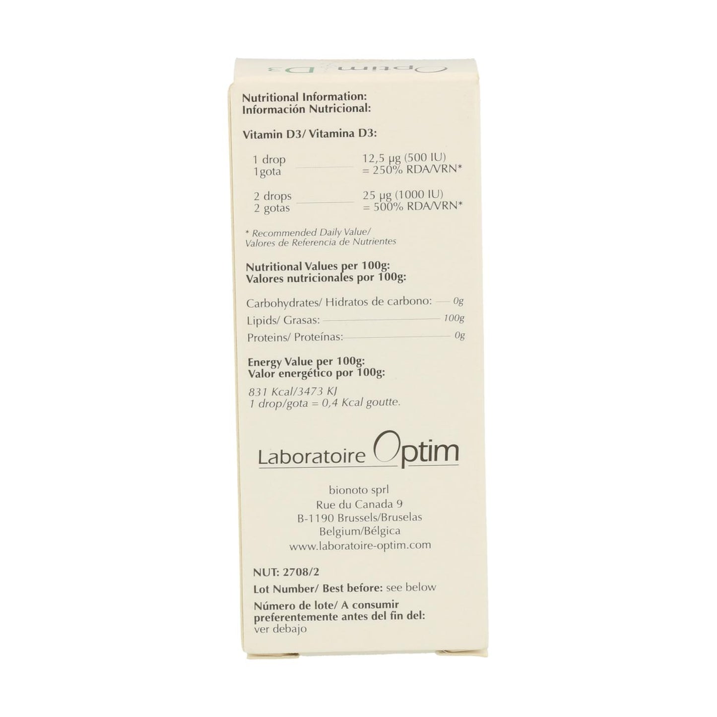 Optim D3 20 Ml Optim