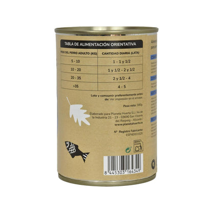 Pack 12 x Comida Húmeda Grain Free Superpremium para perro Salmón 380 g Planeta Huerto