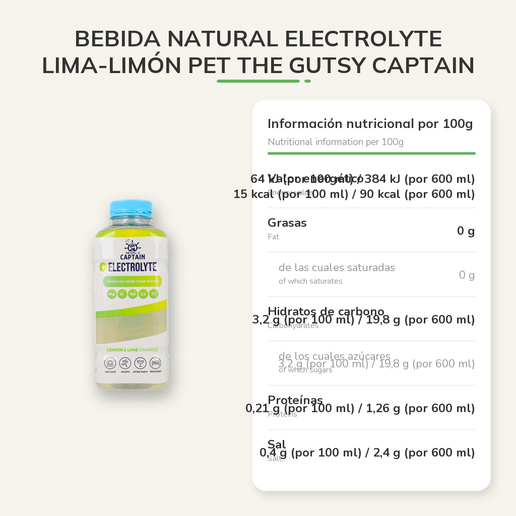 Información nutricional