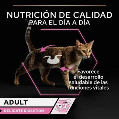 PURINA PRO PLAN Gato  Adulto Delicate Digestion con pavo y pescado en salsa Sobre 10x85g