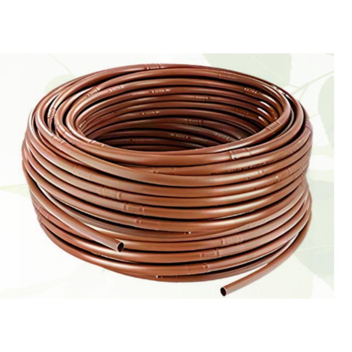 Tubería marrón con goteros integrados 16mm Aqua Control 100 m