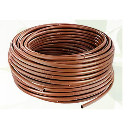 Tubería marrón con goteros integrados 16mm Aqua Control 100 m