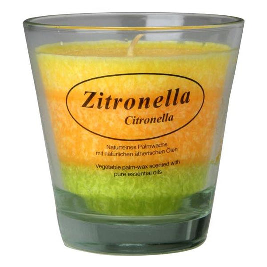 Vela vegetal perfumada aceite esencial de Citronela, La Rueda Natural