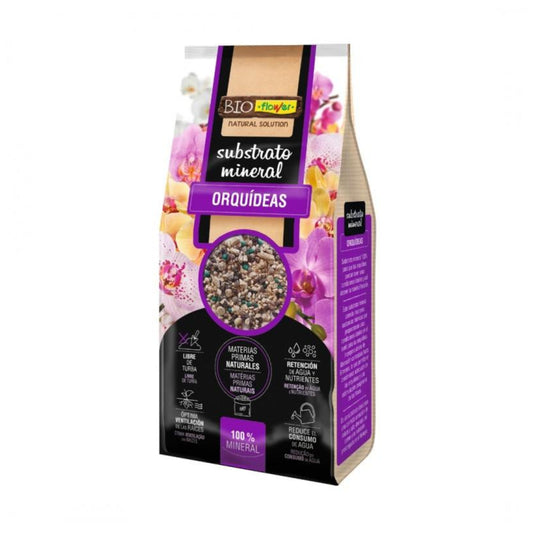 Sustrato mineral orquídeas Bio Flower 2,5 L