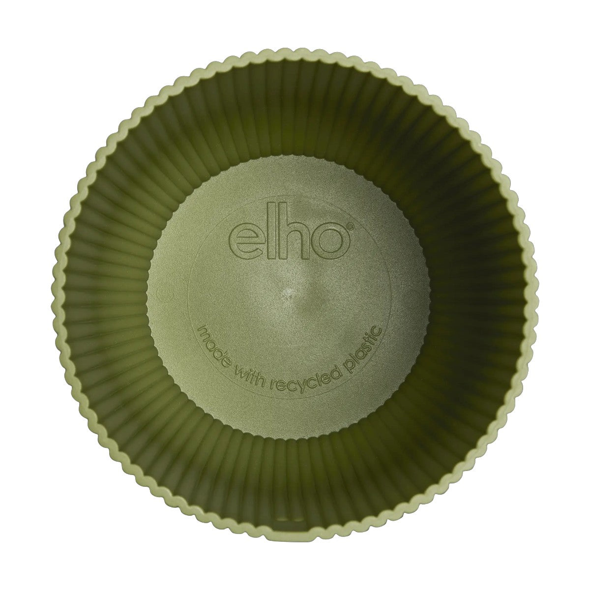 Maceta Verde Helecho Vibes Fold Round Mini Elho 11cm 100% reciclado