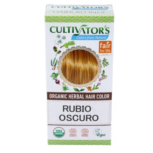 Rubio oscuro tinte organico Cultivators 100gr. Ecocert