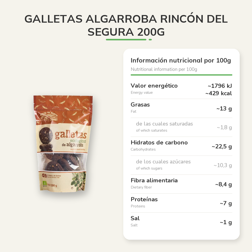 Información nutricional