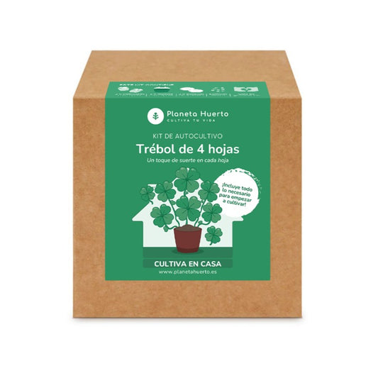 Kit de autocultivo Trébol Planeta Huerto