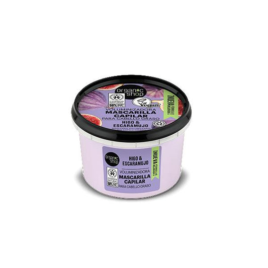 Mascarilla capilar volumen para pelo graso Organic Shop 250 ml