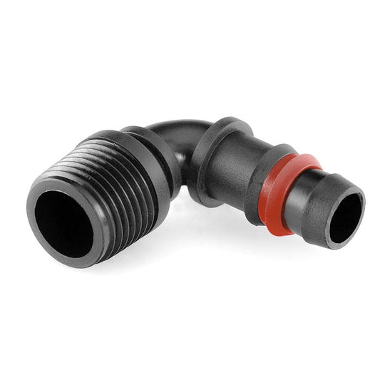 Codo rosca macho seguridad 16 mm - 1/2"  5 uds