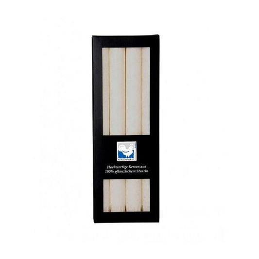 Kerzenfarm Velas Cilíndricas para Candelabro Blanca 4uds