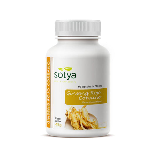 Ginseng Rojo Coreano Sotya 90 Caps