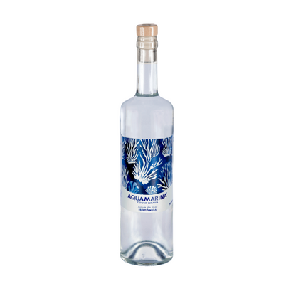 Agua De Mar Isotonica Vidrio Transparente Aquamarina 750 Ml.
