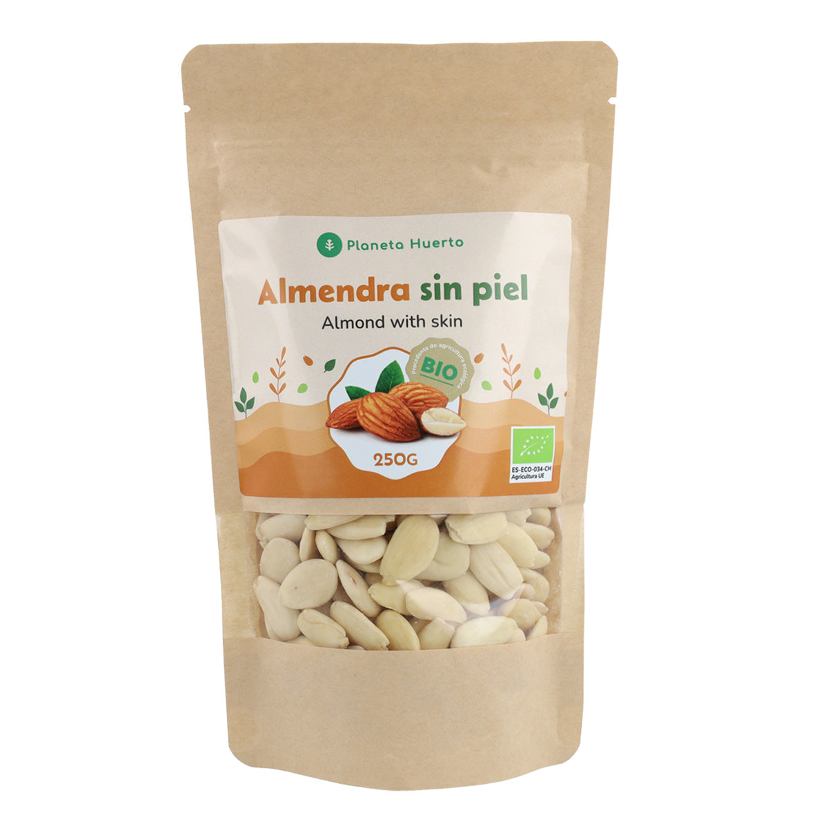 Almendra repelada ECO Planeta Huerto 250 g