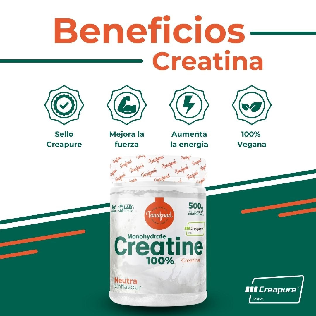 Creatina Creapure Neutra Torafood 500g
