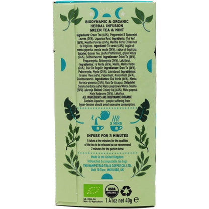 Té Verde menta Hampstead 20 bolsitas