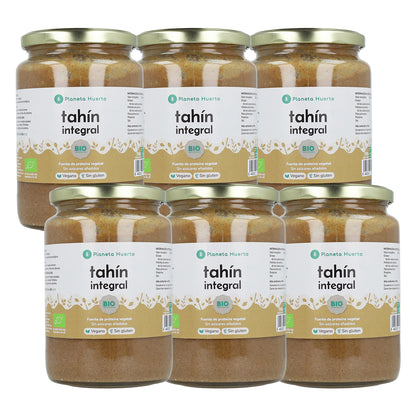 Pack 6x Tahin Integral ECO Planeta Huerto 700 gr