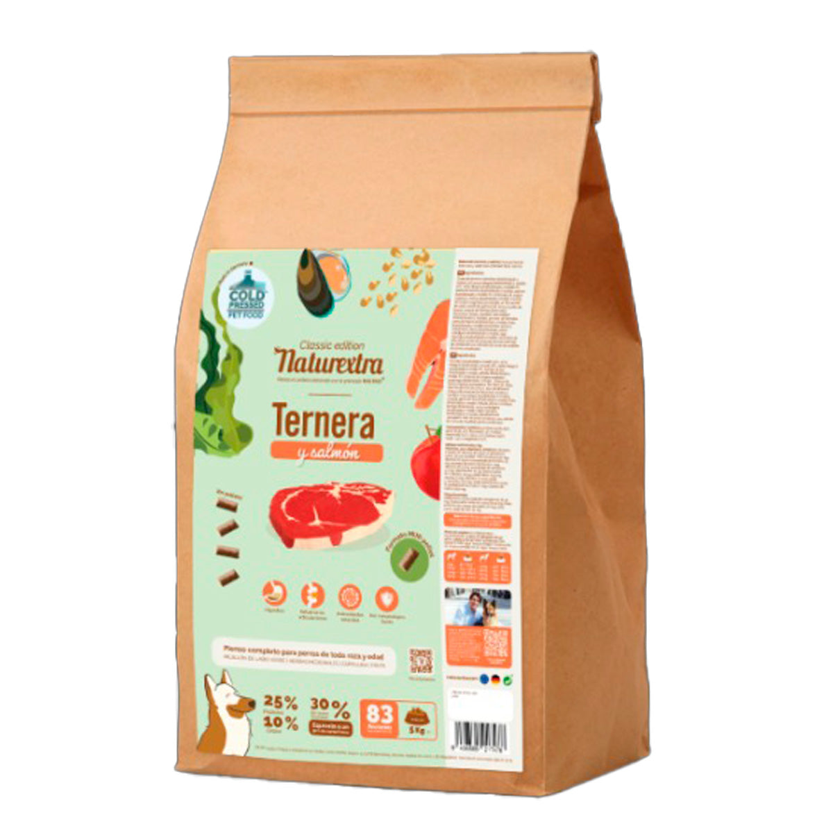 Naturextra Ternera y salmón 5kg