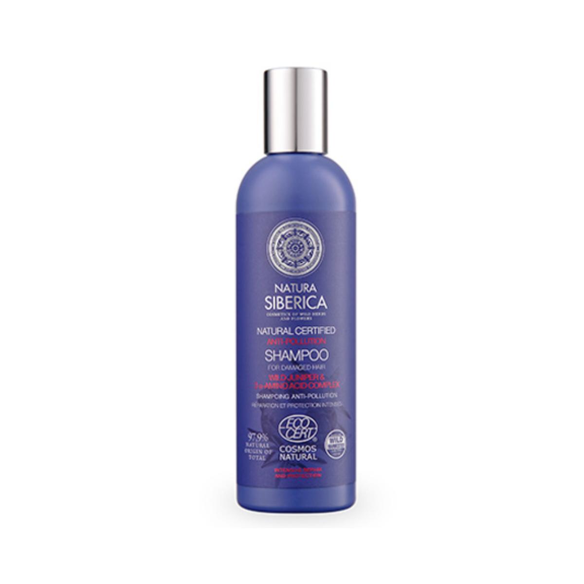 Champú natural certificado anticontaminación Natura Siberica 270 ml