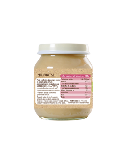 Tarrito Pera Babybio 130g