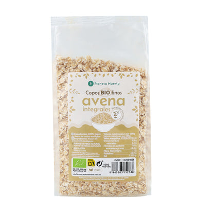 Copos de avena finos Sin Gluten ECO Planeta Huerto 500 g