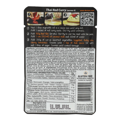 Pasta de Curry Rojo Desiam 70 g