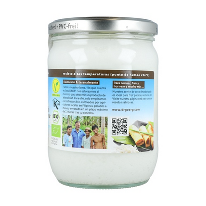 Aceite de coco desodorizado Dr. Goerg 500 ml