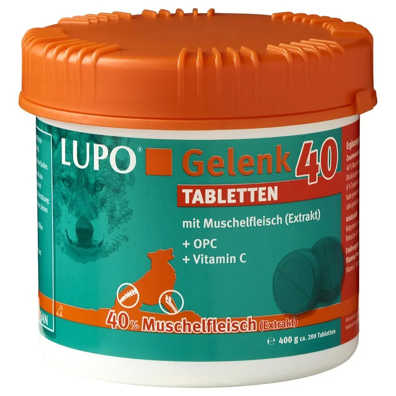 Lupo Gelenk40 Pastillas 90 u Condroprotector Natural en Comprimidos para Perros