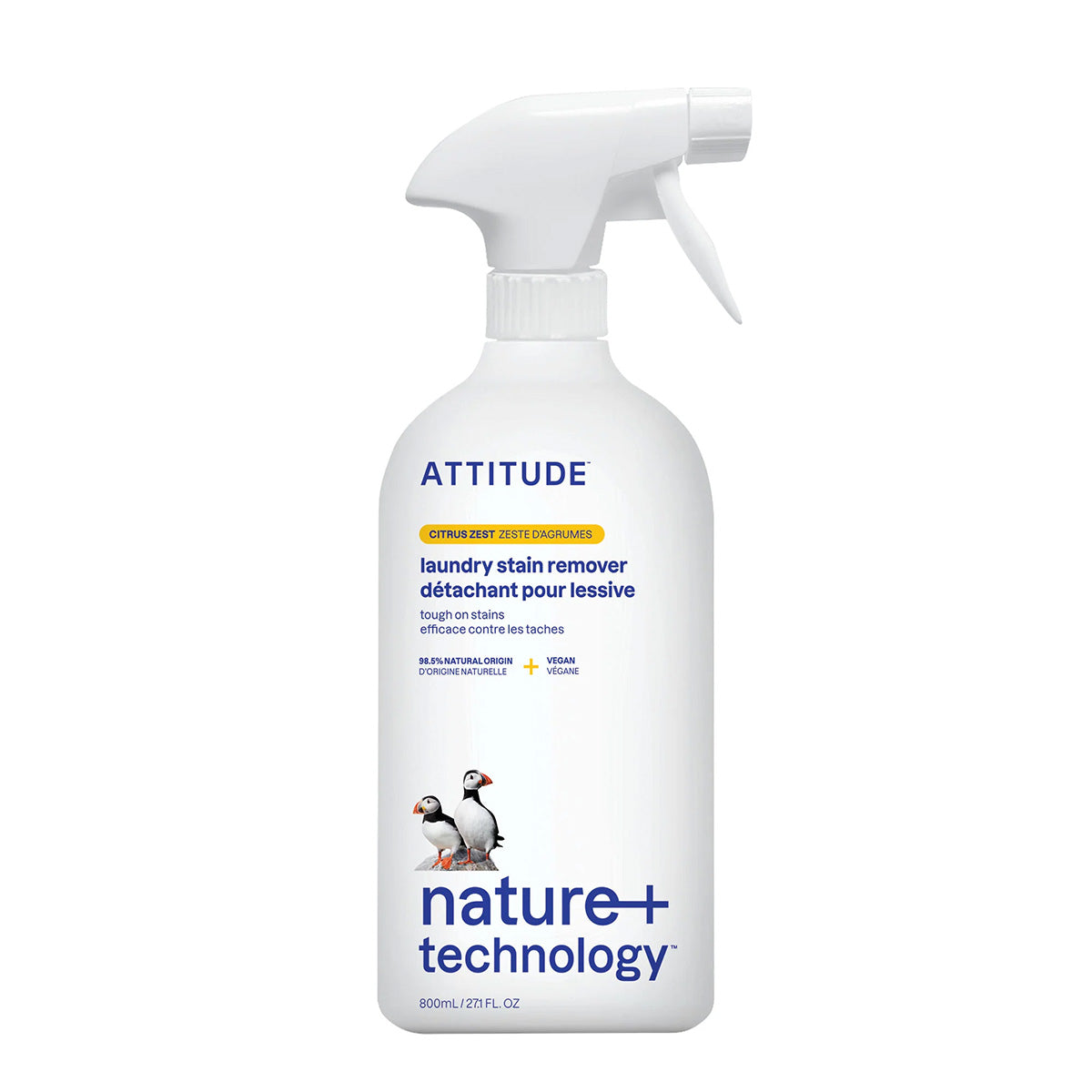 Quitamanchas ropa eco cítricos Attitude spray 800 ml