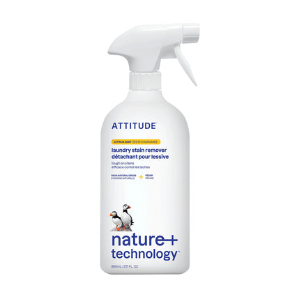 Quitamanchas ropa eco cítricos Attitude spray 800 ml