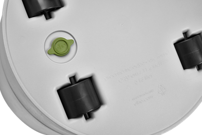 Macetero con autoriego Greensense Aquacare Round Elho 30 cm light concrete