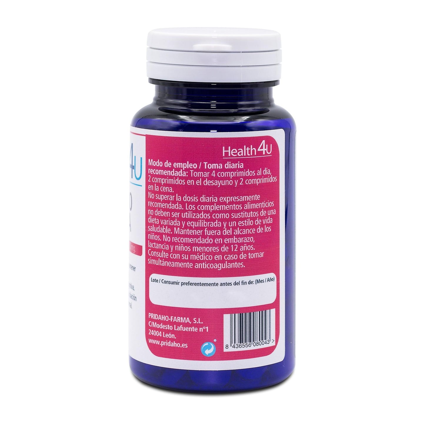H4U Ginkgo Biloba 100 comprimidos de 500 mg