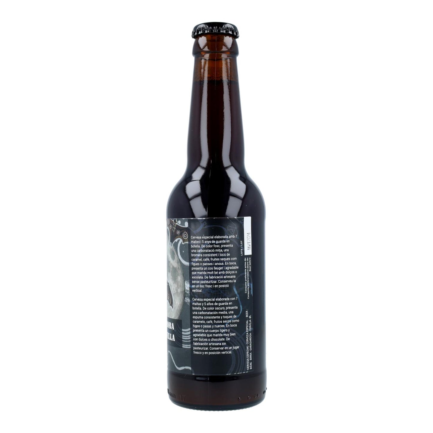 Cerveza ecológica Roba Vella 6,7% Cerveses Lluna 33 cl