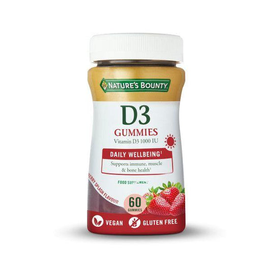 Vitamina D3 60 gominolas Nature's Bounty