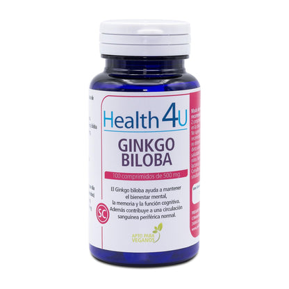 H4U Ginkgo Biloba 100 comprimidos de 500 mg