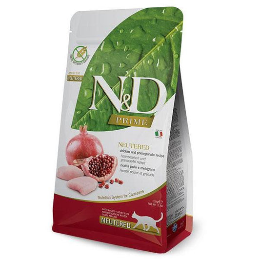 ND Prime Neutred pollo Pienso para gatos castrados Farmina