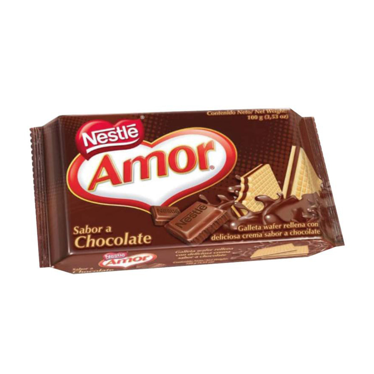 Galleta Wafer Chocolate Amor 100 g