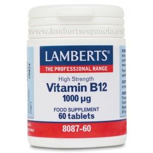 Vitamina B12  60 tabletas de 1000mg