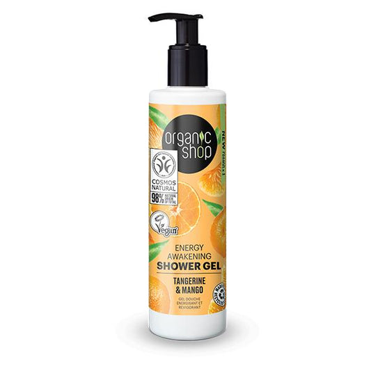 Gel de Ducha Energizante Mango y Mandarina Organic Shop 280 ml