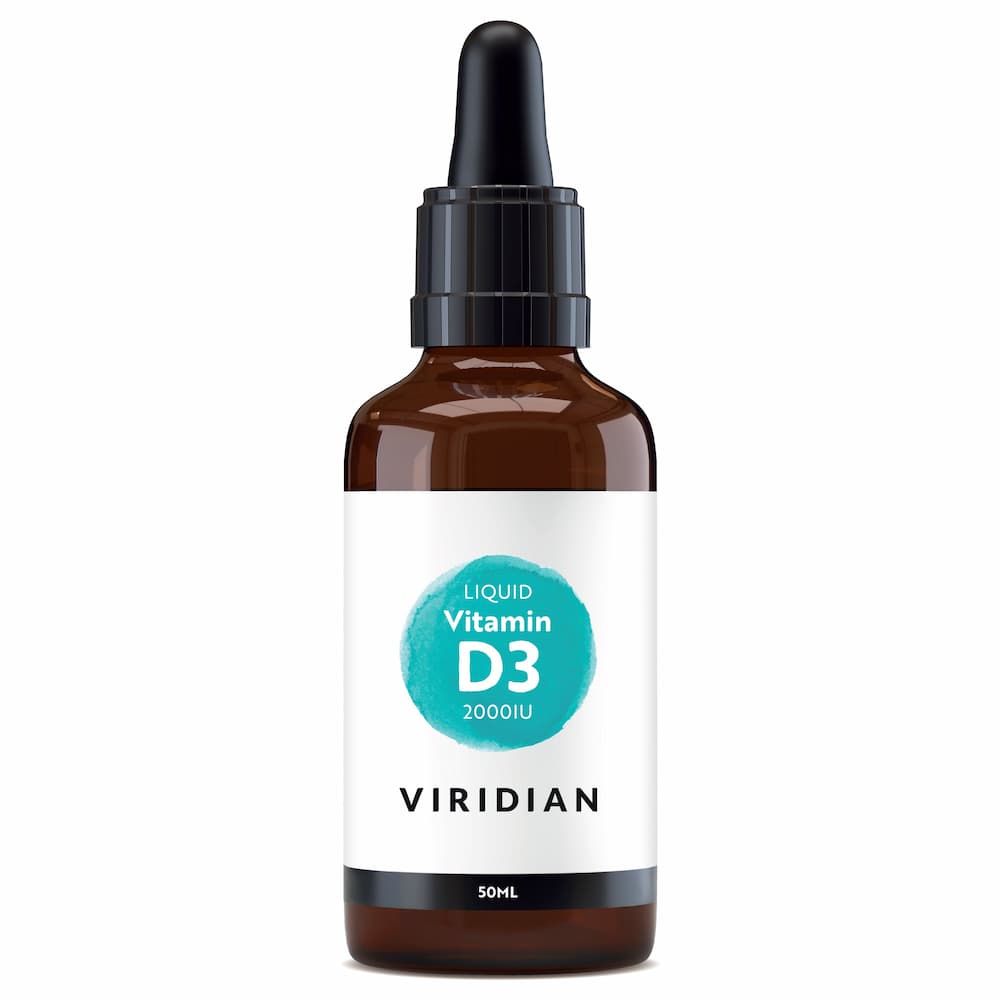 Vitamin D3 2000iu Líquida Vegana Viridian 50 ml