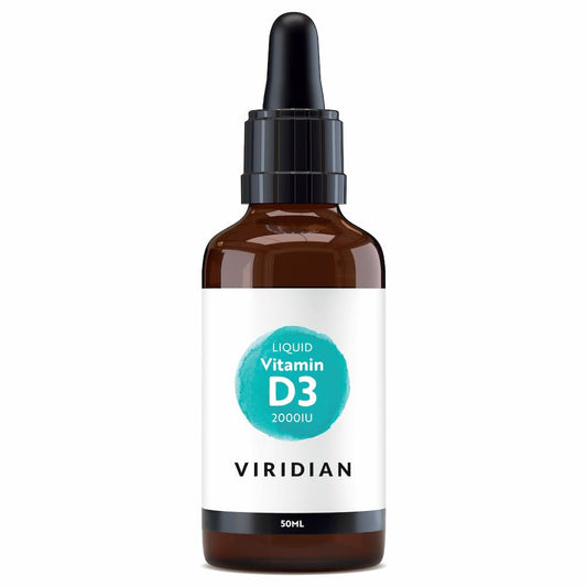 Vitamin D3 2000iu Líquida Vegana Viridian 50 ml