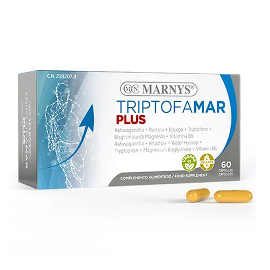 Triptofamar Plus, marnys, 60 cápsulas vegetales