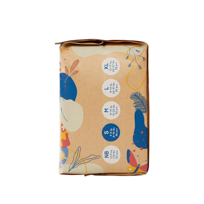 ECOBOOM - Pañal Ecológico de BAMBÚ Eco Boom. 70% Biodegradable, Hipoalergénico (TALLA 2/S, 3-8 KG, PACK 8 BOLSAS, TOTAL 288 PAÑALES)