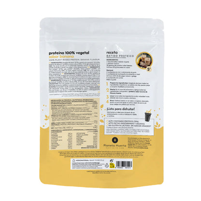 Proteína vegetal ECO 76% Banana Planeta Huerto 500 g
