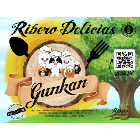 Gunkan de Calabaza y Zanahoria Ribero, Snack sushi para conejos y roedores