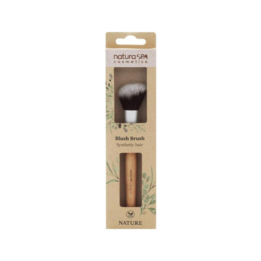 Brocha biselada corta colorete NaturaBIO Cosmetics 16,5 cm