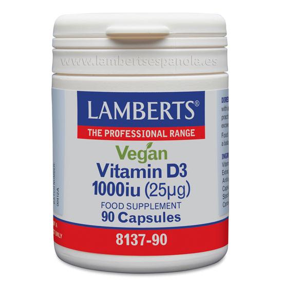 Vegan Vitamina D3  1000 UI 25µg